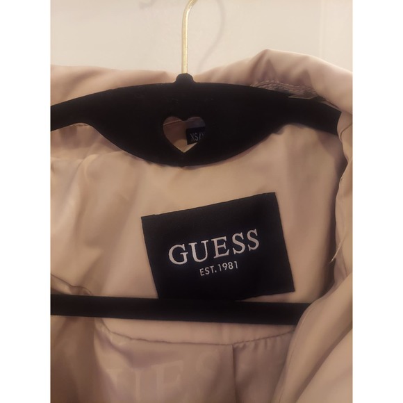 Guess Double-Breasted Trench Coat in Classic Beige - Picture 3 of 3
